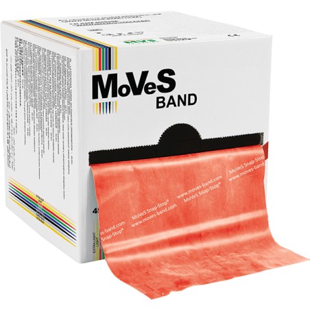 Exercise Band 45.5 m. x 13 cm. Red/Medium