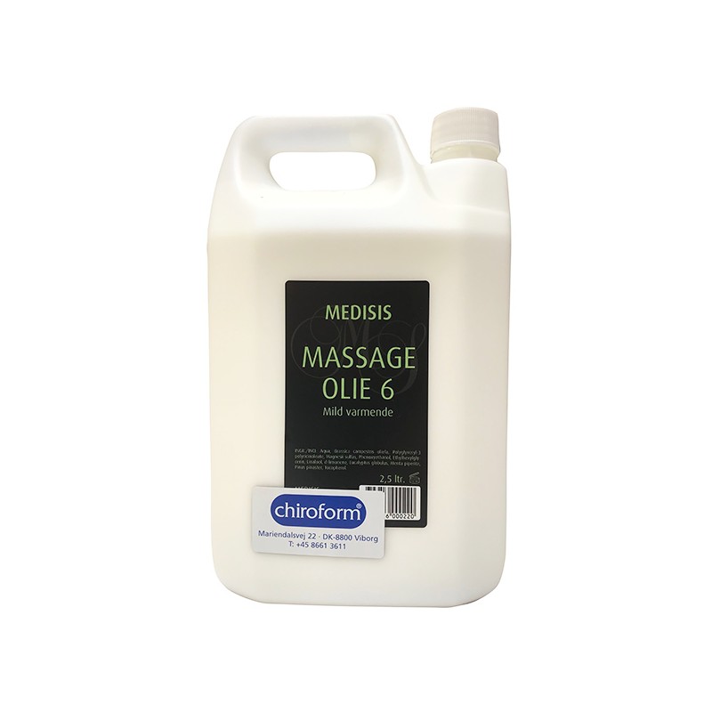 Massage Oil 6 Mild Warming 2.5 l.