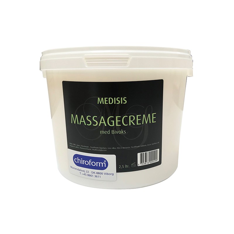 Massagecreme m. bivoks 2,5 Liter