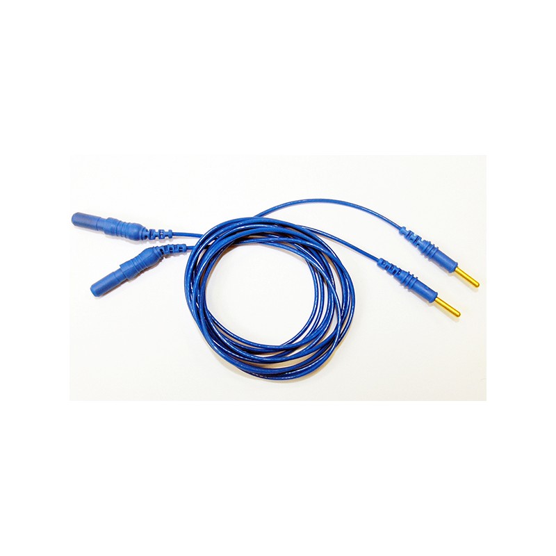 EMS Electrode cables blue
