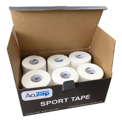 AcuTop Sportstape 3,8 cm x 10 m. Kasse med 12 stk.