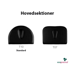 Ecopostural Hovedsektioner T10 og T07