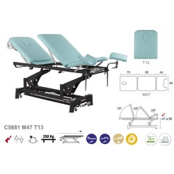 581-C5681 Electric Gynecologist Chair, Ecopostural with T13 back section