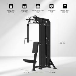 098-TUN-DUAL-PEC/DELT Tunturi Platinum Dual Pec Fly / Rear Delt