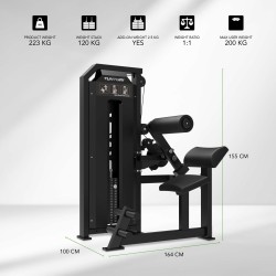 Tunturi Platinum Dual Back/Abdominal Combo
