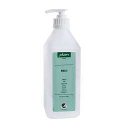 Plum Mild Cream Soap 600 ml. Bottle with Pump